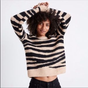 Madewell tiger sweater